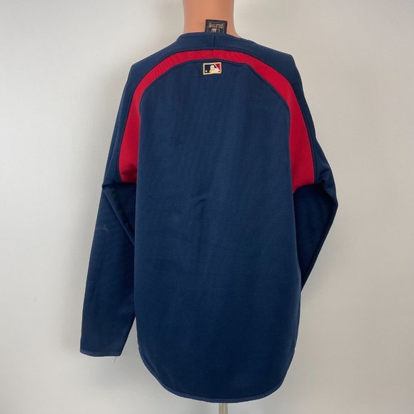 Majestic Boston Red Sox Therma Base Sweatshirt MLB Cooperstown Baseball Size M - Picture 3 of 5